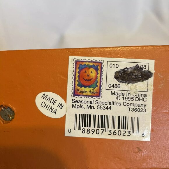 Wooden Witch by Seasonal Specialties Company 13.5" Freestanding Halloween Decor - Picture 8 of 13